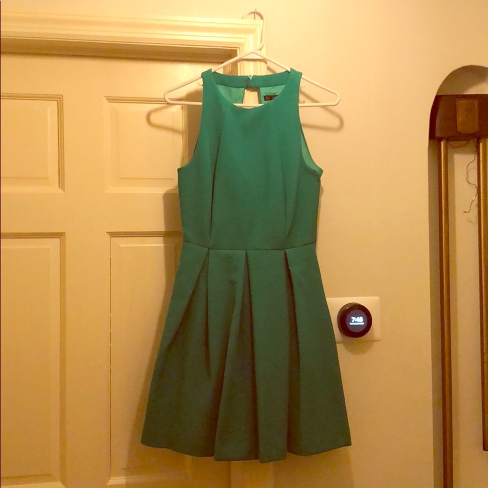 Zara Green Dress with cut out back